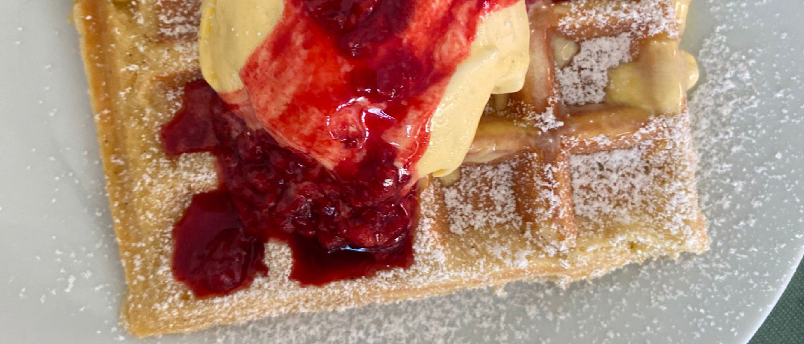 Waffeln zum Nachtisch